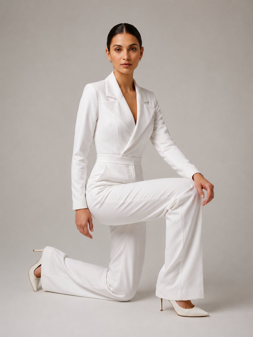 White Prestige Jumpsuit