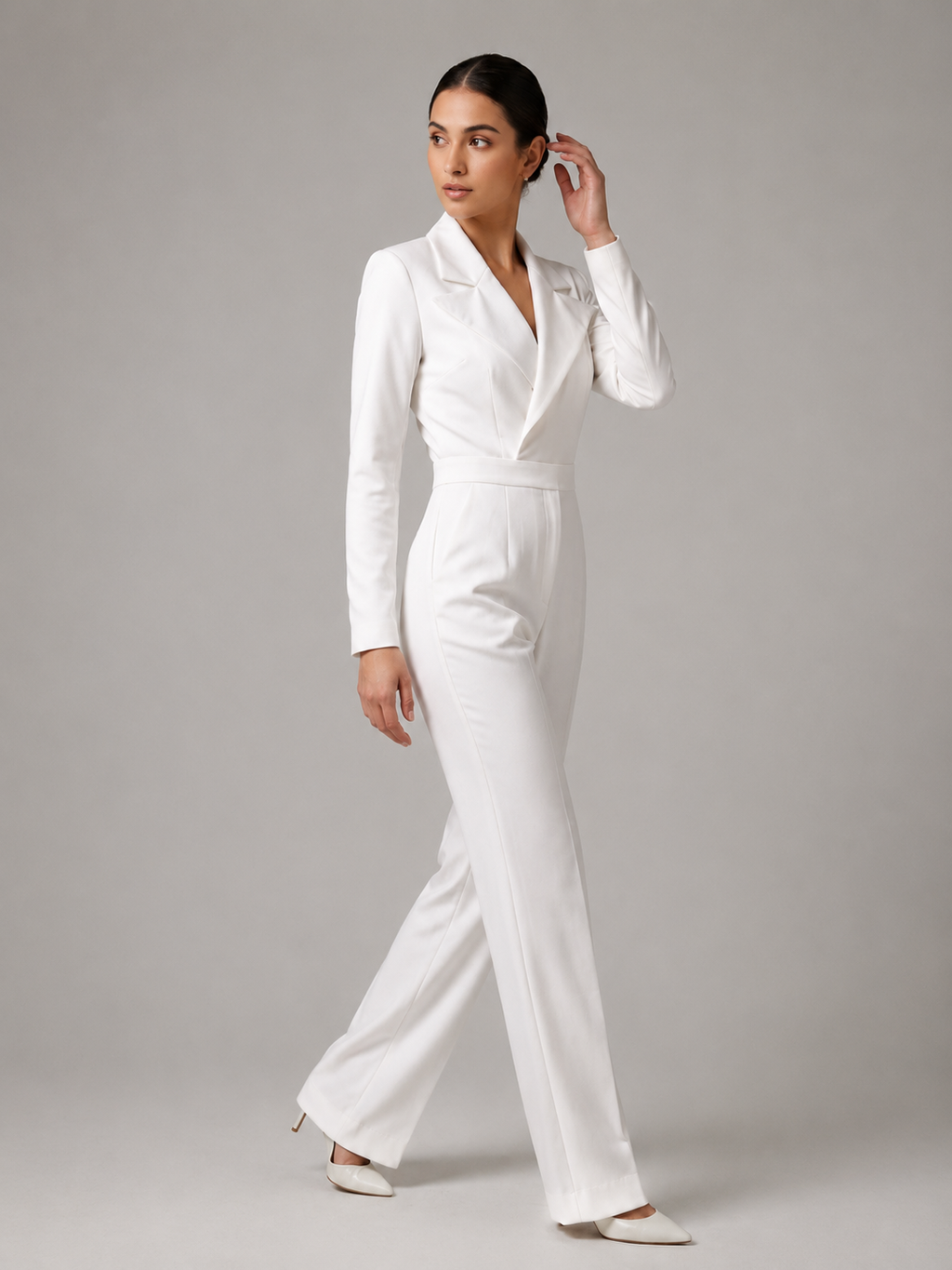 White Prestige Jumpsuit