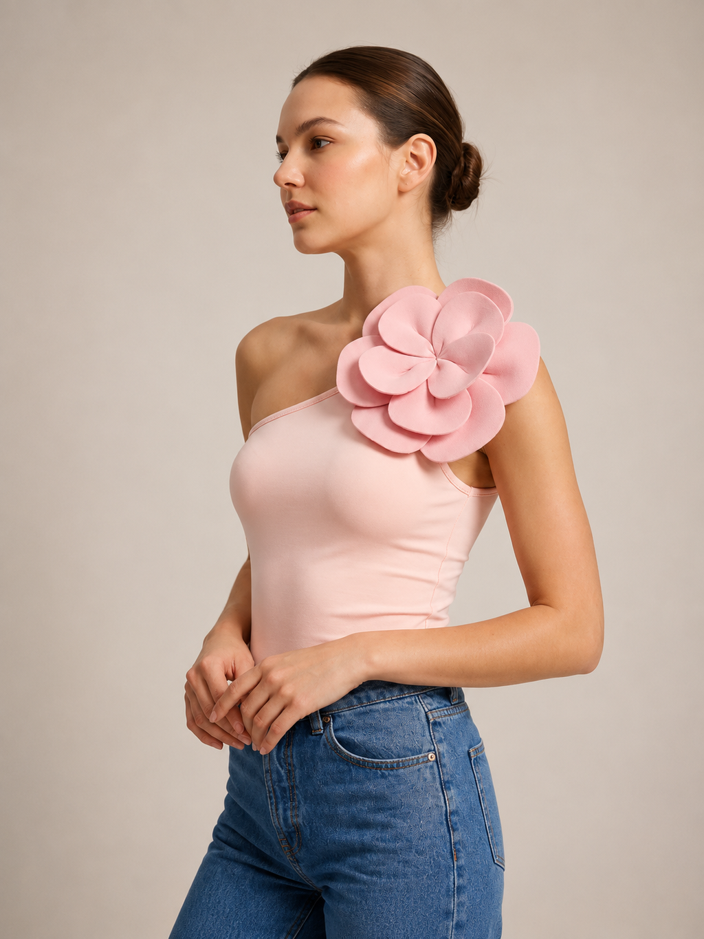 Baby Pink Rose Top