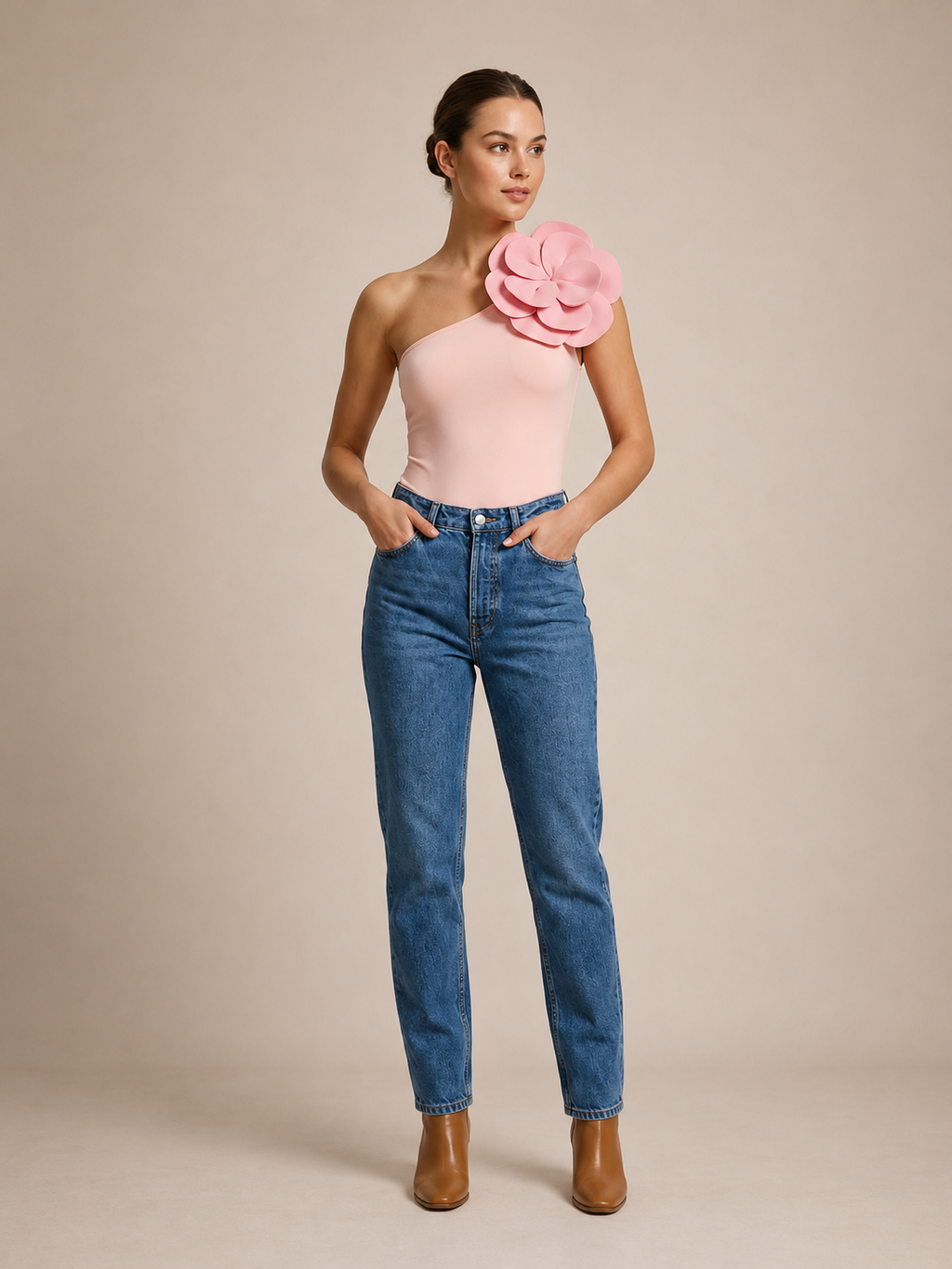 Baby Pink Rose Top