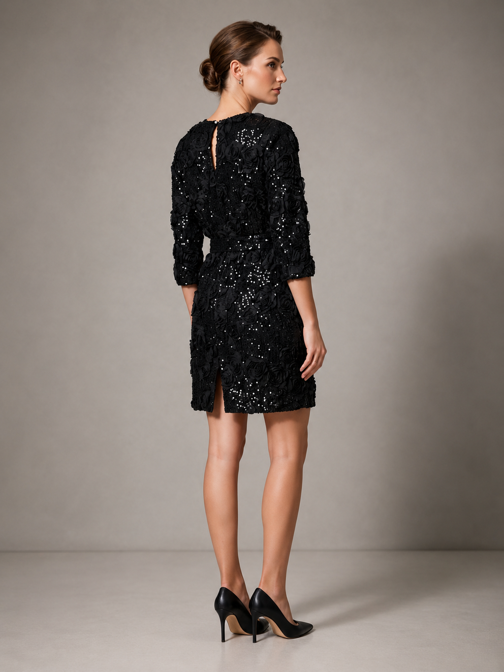 Shimmer Bloom Dress