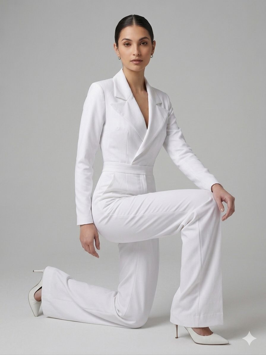 White Prestige Jumpsuit