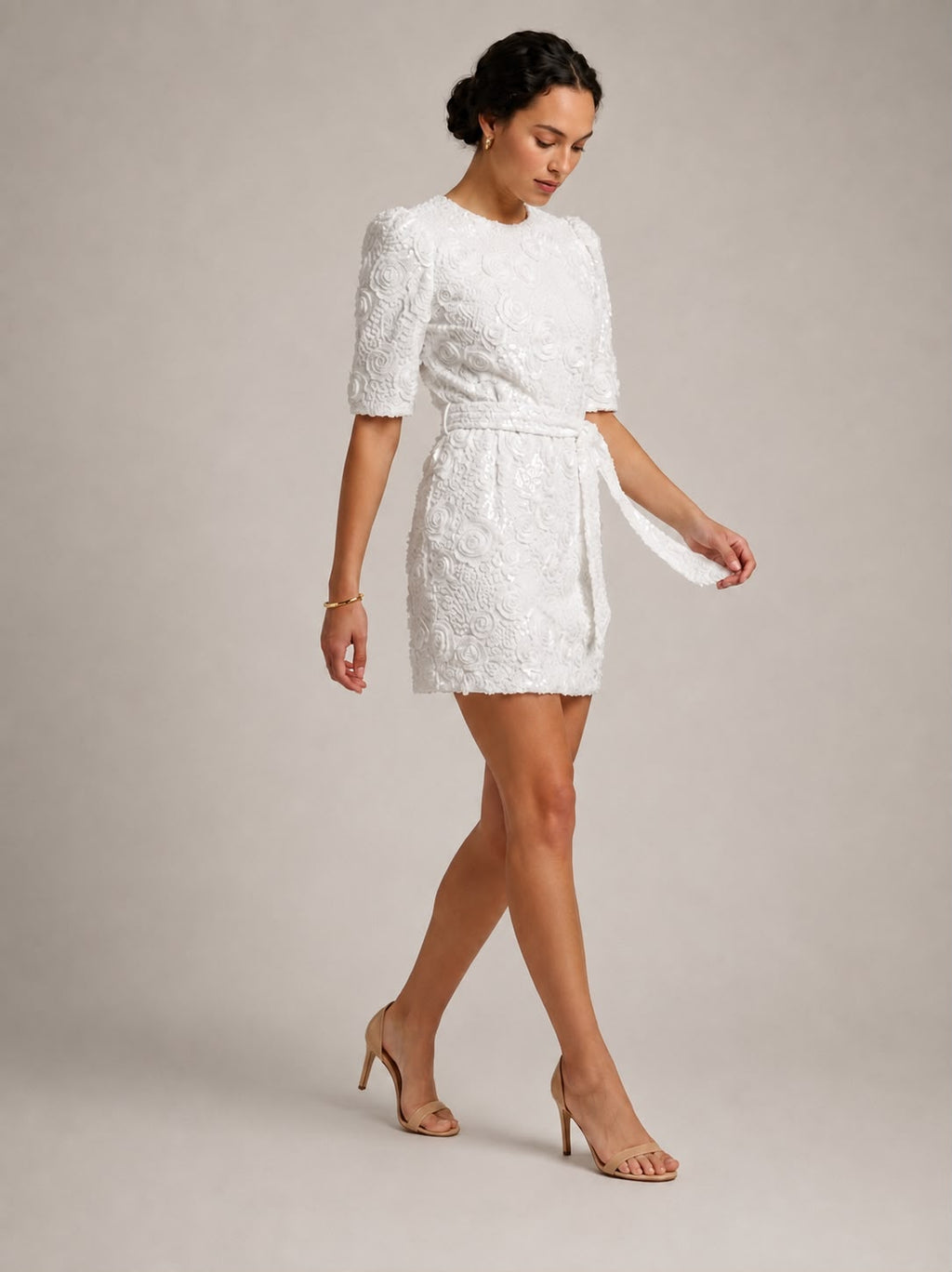 Shimmer Bloom Dress